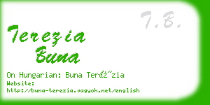 terezia buna business card